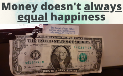 Money doesn’t always equal happiness (Mindset)