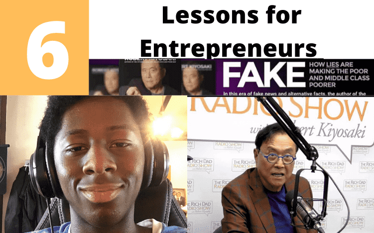 6 BEST Pieces Of Advice For Entrepreneurs From Robert Kiyosaki.